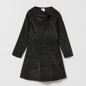 Zara girl cut out shimmery dress